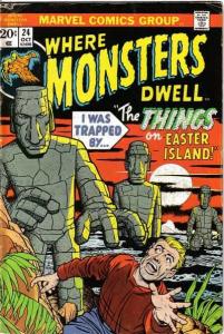 Where Monsters Dwell (1970 series) #24, Fine (Stock photo)