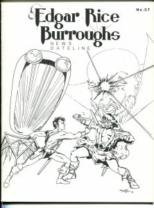 Edgar Rice Burroughs News Dateline #37 1990-Tarzan-new format issue-VF