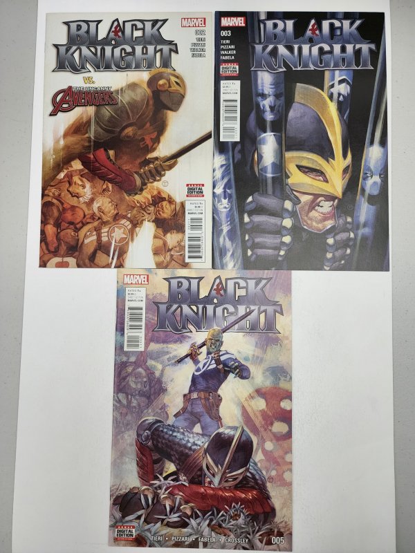 Black Knight #2, 3 &5 Three comics for one money