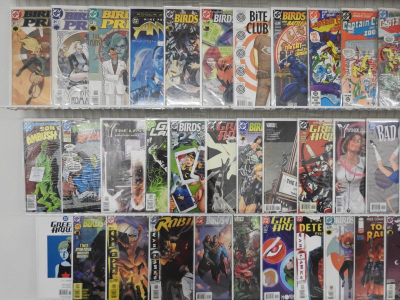 Huge Lot 130+ W/ Batman, Birds of Prey,  & Nightwing Avg VF Condition.