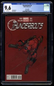 Thunderbolts #4 CGC NM+ 9.6 White Pages Billy Tan Deadpool Variant