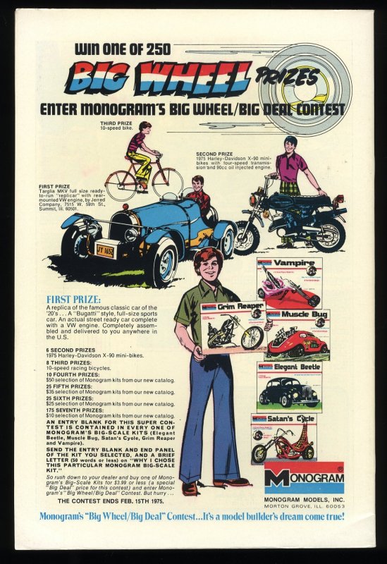 Kamandi, The Last Boy on Earth #23 VF+ 8.5 Kamandi and Goliath!