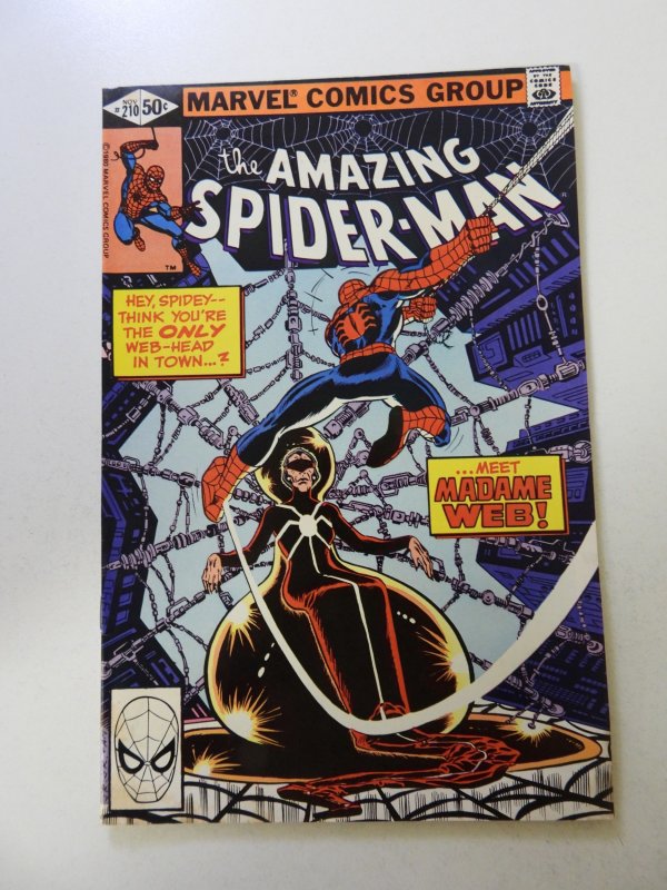 The Amazing Spider-Man #210 1st appearance of Madame Web VF- condition