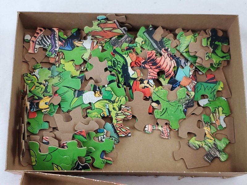 VINTAGE RoseArt DC Swamp Thing 100 Piece Jigsaw Puzzle