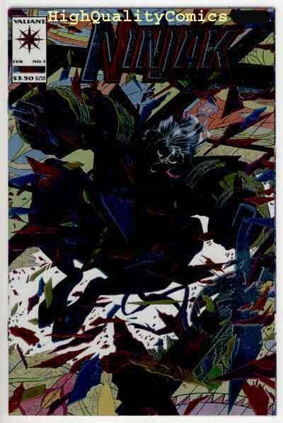 NINJAK #1, NM+, Chromium cover, Palmiotti, Quesada, Valiant, more in store