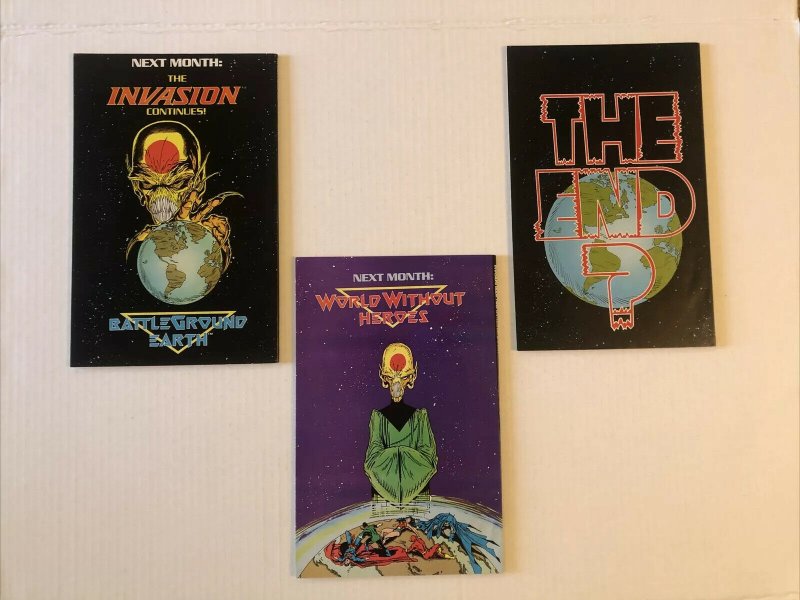 Invasion #1 -3 Lot Of 3 Books Complete Series