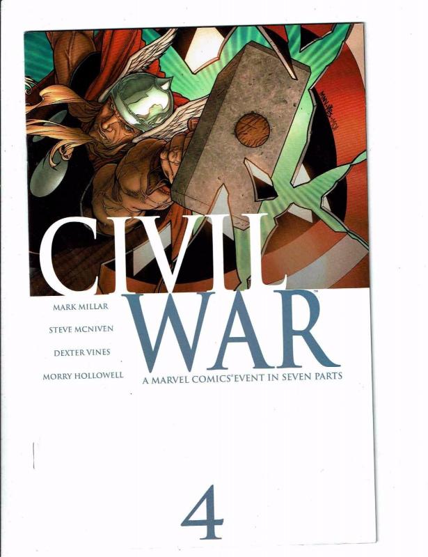 CIVIL WAR Complete Marvel Comics Ltd Ser # 1 2 3 4 5 6 7 VF/NM 1st Prints J121