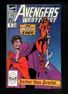 West Coast Avengers #56 1st Dark Scarlet Witch!