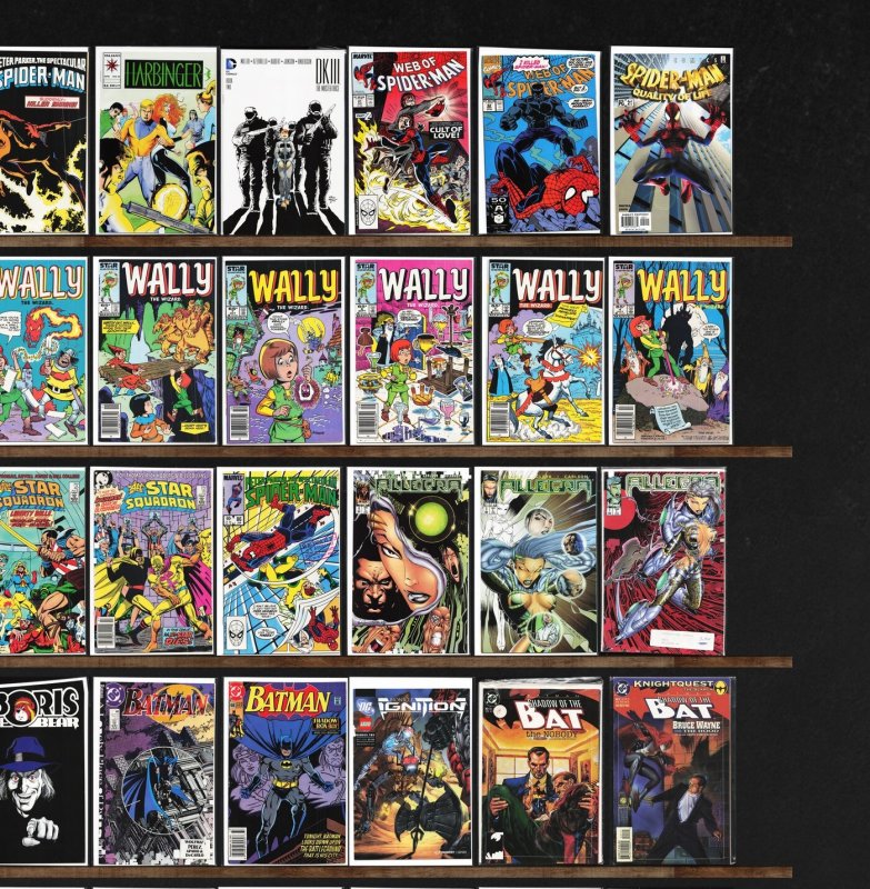 Huge Lot 150+ Comics with Wally The Wizard, Warp, Preacher & More!