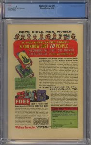 FANTASTIC FOUR #55 CGC 9.2 THING VS SILVER SURFER