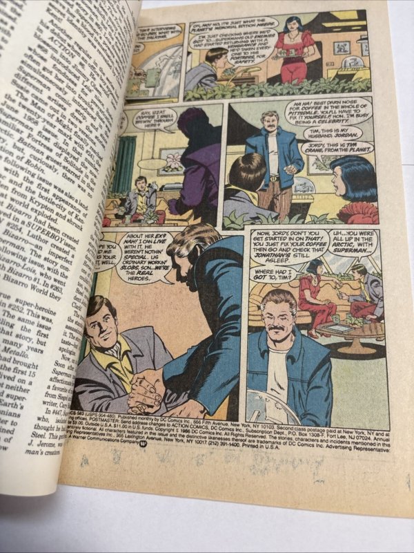 Action Comics (1986) # 583 (VF) Canadian Price Variant CPV ! Alan Moore