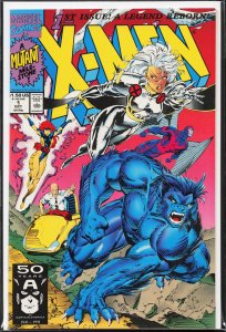 X-Men #1 Storm and Beast Cover (1991) X-Men [Key Issue]