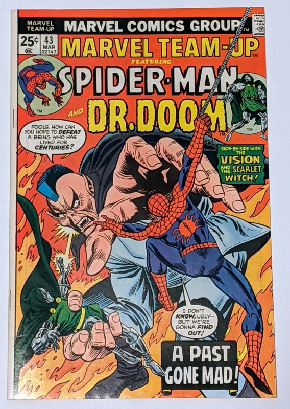 Marvel Team-Up #43 (Mar 1976, Marvel) VF+ 8.5 Doctor Doom appearance