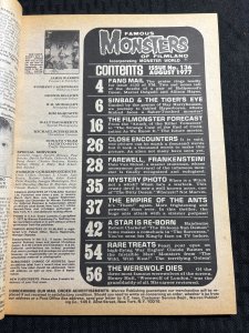 1977 FAMOUS MONSTERS Magazine #136 FN- 5.5 SInbad Tiger's Eye / Frankenstein