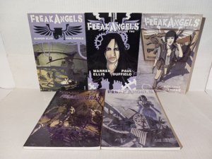 FREAK ANGELS #1,2,3,4,5 - WARREN ELLIS/DUFFIELD GRAPHIC NOVELS - FREE SHIPPING