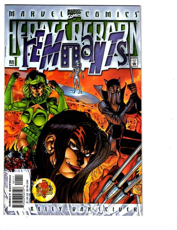 4 Heroes Reborn Marvel Comic Books Doom #1 Ashema #1 Remnants #1 Rebel #1  BH25
