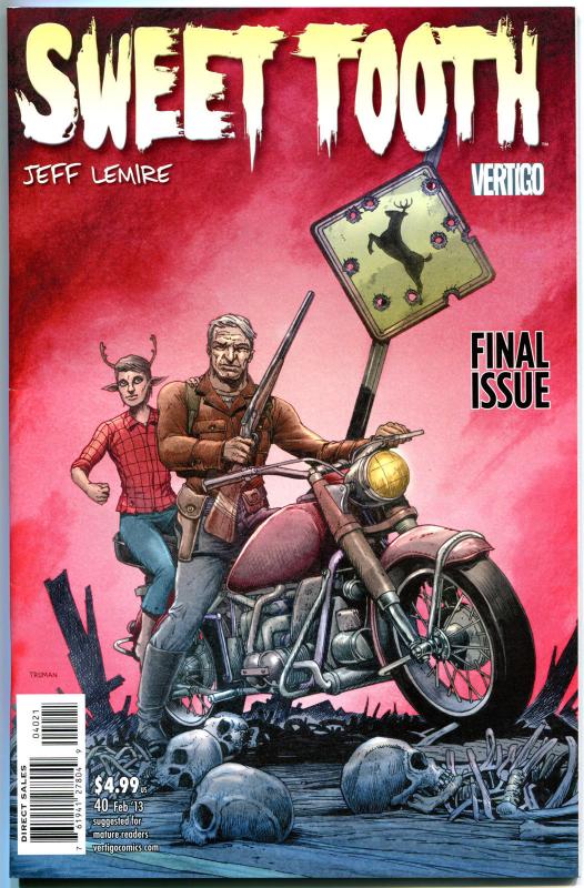 SWEET TOOTH #40, VF+, Variant, Jeff Lemire, Horror, Vertigo, 2009