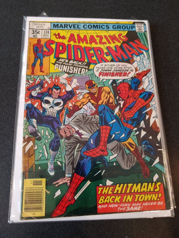 Amazing Spider-Man #174 Punisher Bronze Age Marvel Comics