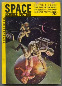 Space Science Fiction #2 September 1952- The God In The Bowl- VG 