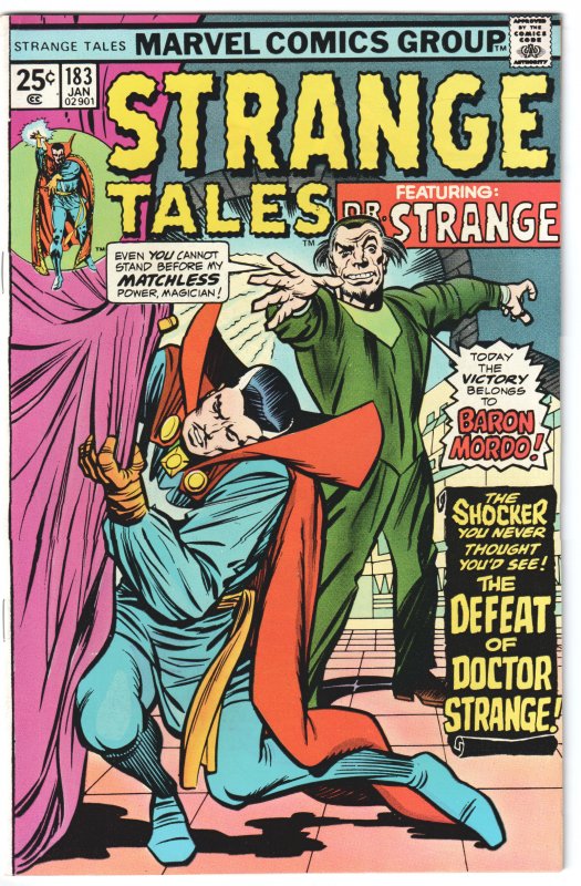 Strange Tales #183 (1976) Doctor Strange