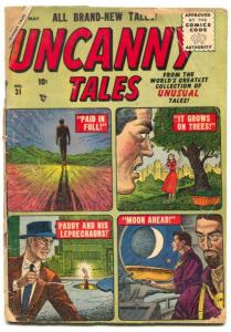 Uncanny Tales #31 1955- Atlas comics- low grade copy