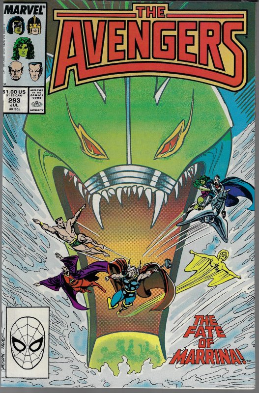 Avengers #293 (Marvel, 1988) NM