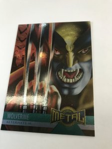 VAMPIRE WOLVERINE #137 card: Marvel Metal 1995 Fleer Chromium; NM/M, X-Men, base