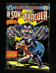 Fright #1 1st Appearance Origin Son of Dracula! Atlas Comic!