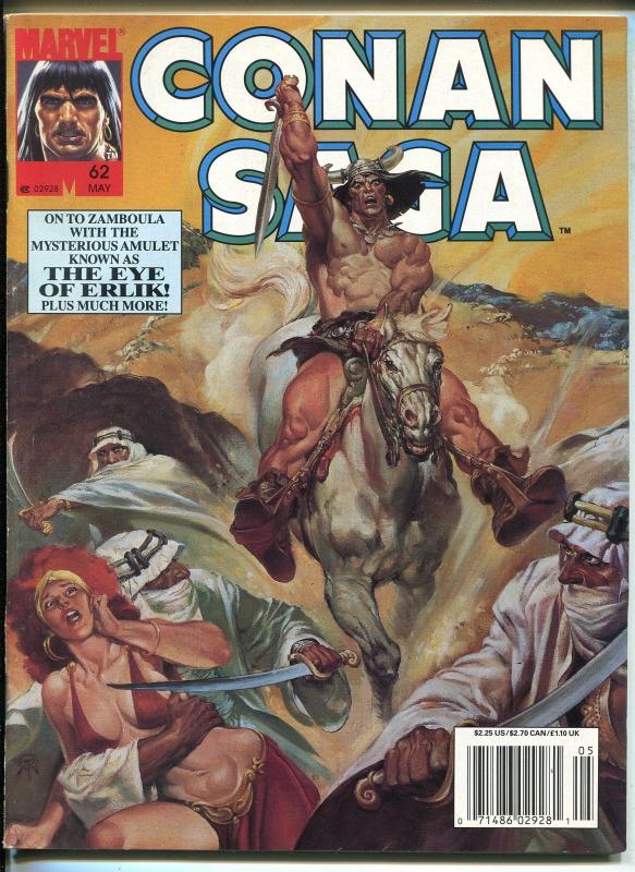 CONAN SAGA BARGAIN LOT OF 4 1990'S -MARVEL-STAN LEE-ISSUES #62-#63-#64-#71