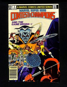 Marvel Super-Hero Contest of Champions #2 Newsstand Variant