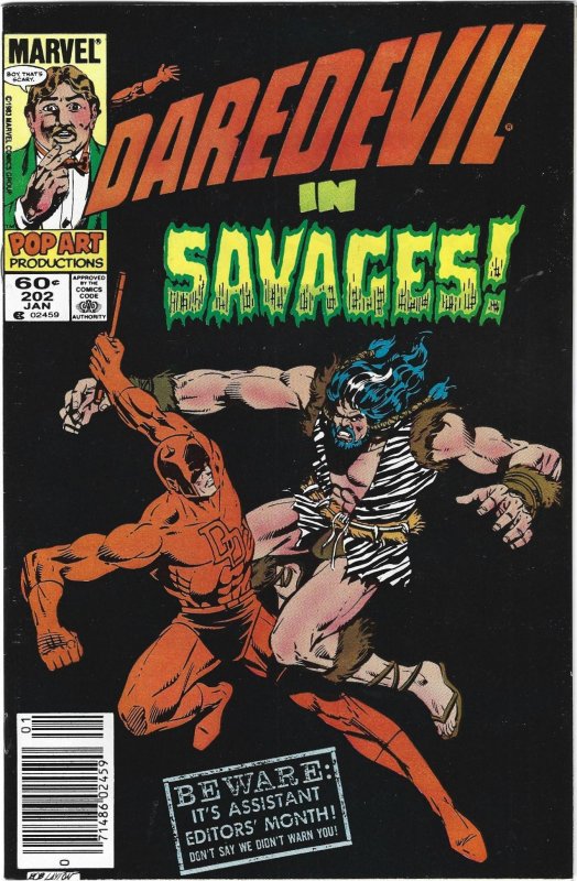 Daredevil #201 through 205(1983)