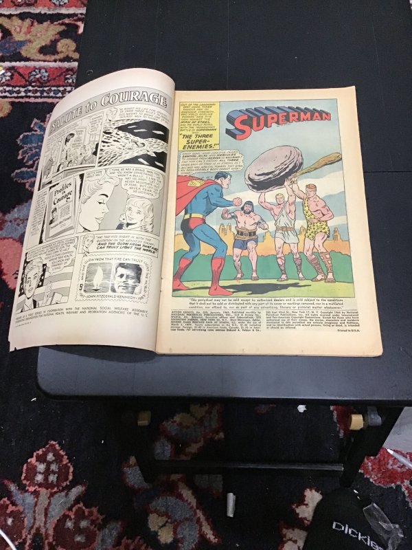 Action Comics #320 (1965) Atlas, Samson, Hercules vs Superman! Supergirl VG/FN