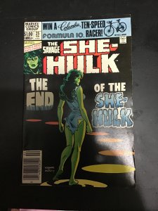 The Savage She-Hulk #25 (1982) giant size final issue! High grade! Disney+ VF/NM