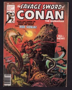 THE SAVAGE SWORD OF CONAN #29 MAY 1978 (7.5) Special Issue ft. Red Sonja