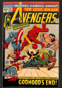Avengers #97 FN- 5.5 Marvel Comics Thor Captain America