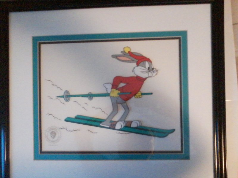 Snowshoe Bugs Animation Cel w/C.O.A