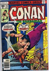 Conan the Barbarian #76 ORIGINAL Vintage 1977 Marvel Comics