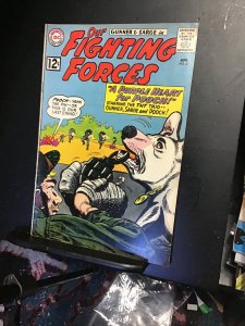 Our Fighting Forces #67 (1962) Pooch handgrenade cover! Mid grade FN- Wow!