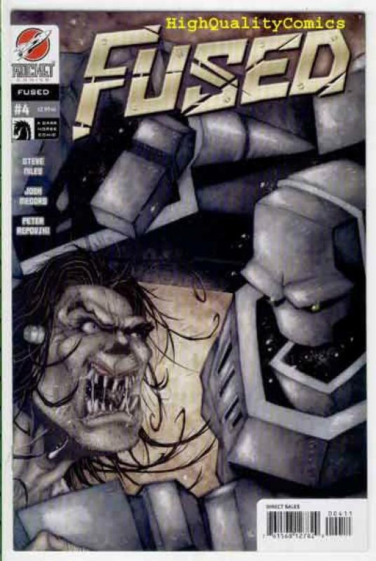 FUSED #1 2 3 4,NM+, Steve Niles, Eric Powell, Robots, Cy-bot, 2004