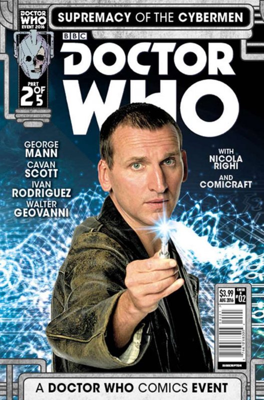 Doctor Who: Supremacy of the Cybermen #2B FN ; Titan | Christopher Eccleston Pho
