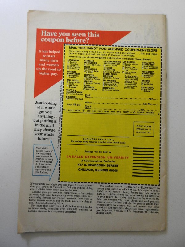 Special Marvel Edition #9 (1973) VG Condition centerfold detached bottom staple