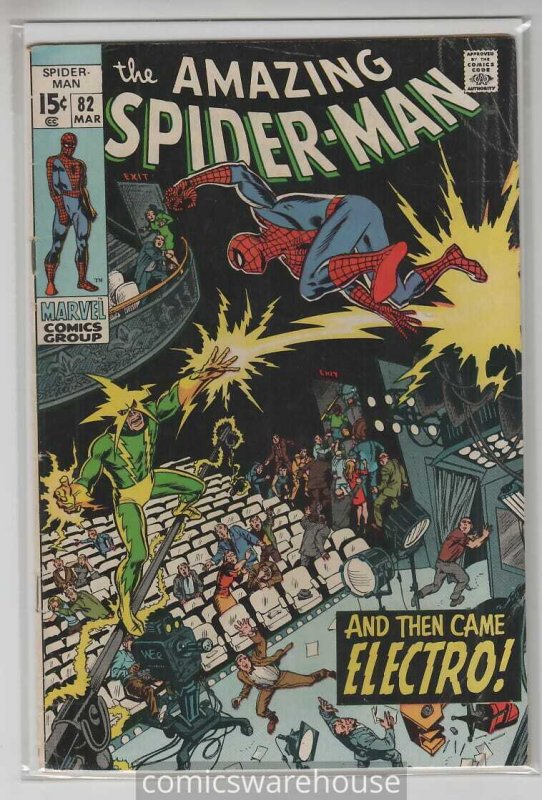 AMAZING SPIDER-MAN (1963 MARVEL) #82 VG A15167