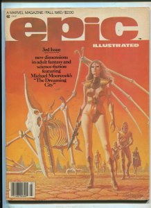 EPIC ILLUSTRATED #3 (7.5) 1ST DREADSTAR! HOT TV COMING