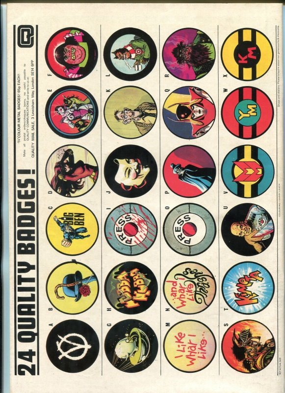 Warrior Magazine #14 1983- Marvelman- V For Vendetta- Alan Moore British comic