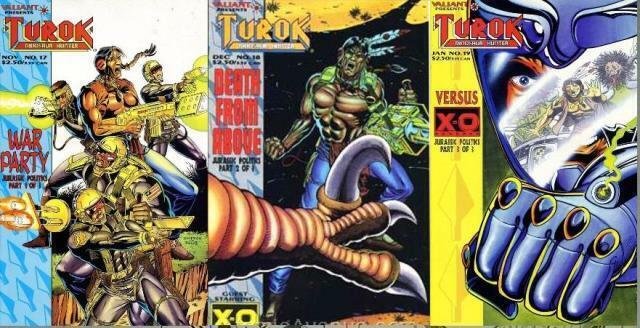 TUROK DINOSAUR HUNTER (1993 VALIANT)17-19JurasicPolitic