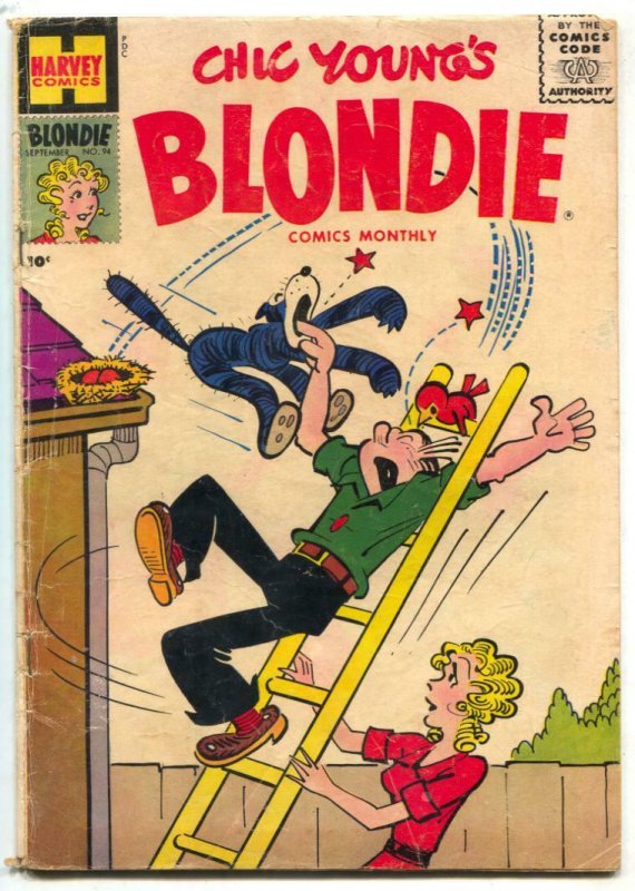 Blondie Comics #94 1956- Harvey humor VG