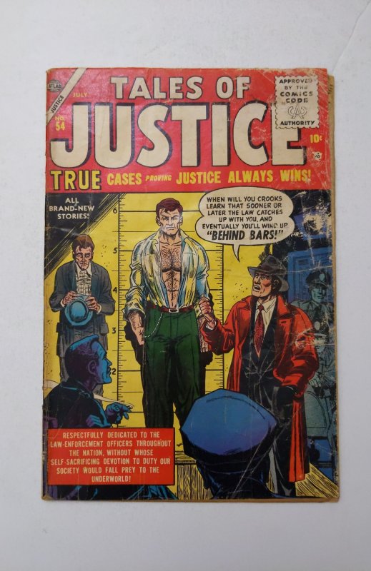 Tales of Justice #54  (Jul 1955, Atlas) Good- 1.8