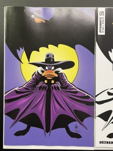 DARKWING DUCK #1 1:10 HAESER VIRGIN + 1:7 B&W BATMAN 402 Miller HOMAGE PROSHIPS 