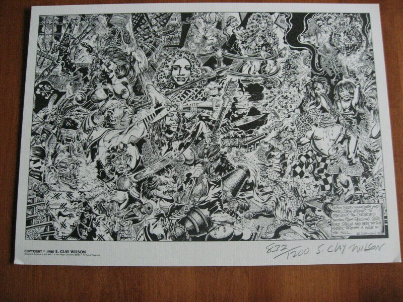 PORTFOLIO OF UNDERGROUND ART SIGNED CRUMB GRIFFIN WILSON SPAIN ET AL 1980