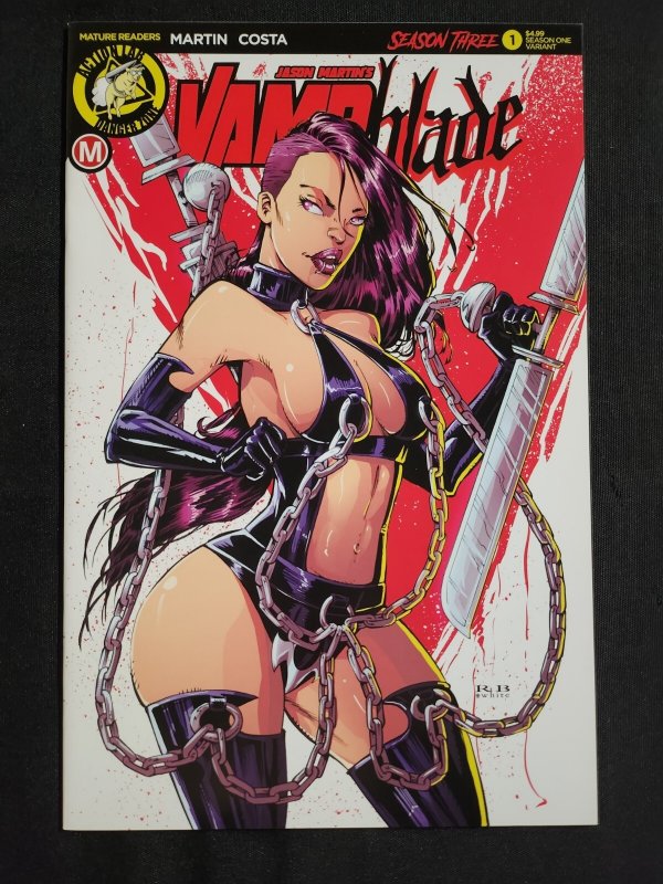 Vampblade Season Three 2PC #1: RB White Regular + Risque Variants (9.2ob) 2018